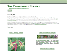 Tablet Screenshot of crownsvillenursery.com